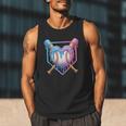 Valentines Baseball Heart Dripping Ice Cream Gen Z Alpha Men Tank Top