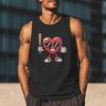 Valentines Day Heart Playing Baseball Boys Men Kids Girls Men Tank Top Valentines Day Heart Playing Baseball Boys Men Kids Girls Men Tank Top