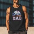 Vintage Baseball Dad Happy Fathers Day For Men Sports Lovers Men Tank Top