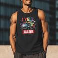 I Yell Because I Care Baseball Dad Father's Day Boys Summer Men Tank Top