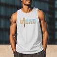 1 Dad Baseball Ice Cream Drip Fathers Day Baseball Daddy Premium Men Tank Top