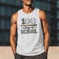 100 Days Of School Baseball Camo Boys School Teacher Men Tank Top