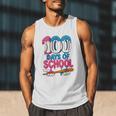 100 Days Of School Baseball Drip Bat 100th Day Of School Boy Men Tank Top 100 Days Of School Baseball Drip Bat 100th Day Of School Boy Men Tank Top
