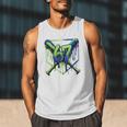 67 Baseball Drip Effect Urban Tee Style 6-7 Meme Graphic Premium Tri-Blend Men Tank Top