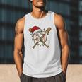 67 Baseball Xmas Lights Santa Hat Holiday Men Tank Top 67 Baseball Xmas Lights Santa Hat Holiday Men Tank Top
