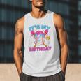 9th Birthday Baseball 9 Year Old Ice Cream Drip Boy Baseball Premium Tri-Blend Men Tank Top