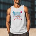 Baseball 50 Year Old Ice Cream Drip 50th Birthday Number 50 Men Tank Top Baseball 50 Year Old Ice Cream Drip 50th Birthday Number 50 Men Tank Top