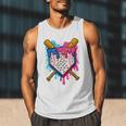 Baseball Boys Ice Cream Drip Baseball Men Tank Top