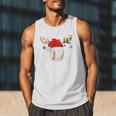 Baseball Christmas Reindeer Santa Hat Sports Player Xmas Men Tank Top Baseball Christmas Reindeer Santa Hat Sports Player Xmas Men Tank Top
