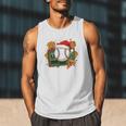 Baseball Christmas Scoreboard Celebration Premium Tri-Blend Men Tank Top