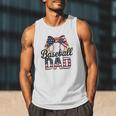 Baseball Dad American Flag Bow Sports Men Tank Top Baseball Dad American Flag Bow Sports Men Tank Top