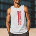 Baseball Dad Baseball American US Flag Baseball Sport Team Premium Men Tank Top