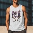 Baseball Dad Father's Day Celebration For Sports Lovers Fans Men Tank Top