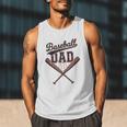 Baseball Dad Father's Day Baseball Daddy Game Day Toddlers Men Tank Top Baseball Dad Father's Day Baseball Daddy Game Day Toddlers Men Tank Top
