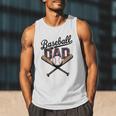 Baseball Dad Father's Day Vintage Baseball Players Men Tank Top