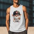 Baseball Dad Gnome For Baseball Lover With Winner Trophy Premium Tri-Blend Men Tank Top Baseball Dad Gnome For Baseball Lover With Winner Trophy Premium Tri-Blend Men Tank Top