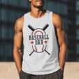 Baseball Dad Happy Fathers Day Wife Daughter Son Game Day Men Tank Top Baseball Dad Happy Fathers Day Wife Daughter Son Game Day Men Tank Top