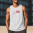 Baseball Dad Men USA American Flag Fathers Day 4th Of July Premium Men Tank Top