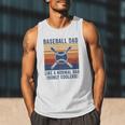 Baseball Dad Like A Normal Dad Only Cooler Premium Men Tank Top Baseball Dad Like A Normal Dad Only Cooler Premium Men Tank Top