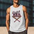 Baseball Dad Vintage Father's Day Family Humor Sport Lovers Men Tank Top
