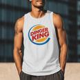 Baseball Dinger King Logo For Home Run Players And Fan Men Tank Top