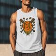Baseball Drip Ice Cream Dripping Blaze Hunter Orange Camo Men Tank Top