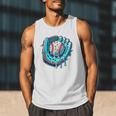 Baseball Drip Ice Cream Sprinkles Baseball Player Premium Tri-Blend Men Tank Top Baseball Drip Ice Cream Sprinkles Baseball Player Premium Tri-Blend Men Tank Top