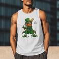 Baseball St Patricks Day Leprechaun Boys Girls Men Women Men Tank Top