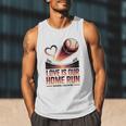 Baseball Valentine Forever On Deck For You Men Tank Top
