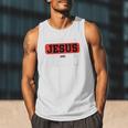 This Boy Runs On Jesus And Baseball Christian Baseball Men Tank Top