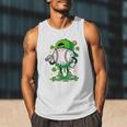 Boys St Patrick’s Day Baseball Drip Ice Cream Apparel Youth Men Tank Top