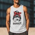 Classy Nana Life Soccer Messy Bun Baseball Mother's Day Men Tank Top