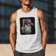 Cool Dollar Bill Guy With Cap And Baseball Costume Premium Tri-Blend Men Tank Top