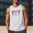 My Favorite Season Is Baseball Coquette Bow Game Day Mom Sis Men Tank Top