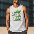 Kids Boys Happy St Patricks Day Kids Baseball Ice Cream Drip Men Tank Top Kids Boys Happy St Patricks Day Kids Baseball Ice Cream Drip Men Tank Top