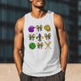 Mardi Gras Baseball Coquette Bow Fat Tuesday Parade Girls Men Tank Top Mardi Gras Baseball Coquette Bow Fat Tuesday Parade Girls Men Tank Top