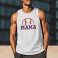 Mom Of Rookie 1st Birthday Baseball Boy Family Matching Men Tank Top