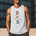 Patriotic Baseball Dad Father's Day Red Blue Star Premium Men Tank Top Patriotic Baseball Dad Father's Day Red Blue Star Premium Men Tank Top