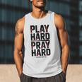 Play Hard Pray Hard Youth Boy Christian Baseball Jesus Men Tank Top Play Hard Pray Hard Youth Boy Christian Baseball Jesus Men Tank Top