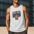 Proud Baseball Dad Game Day Sports-Loving Coach Fathers Premium Men Tank Top