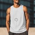 Proud Papa Of A 2025 Senior Graduate Baseball Dad Premium Men Tank Top