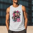 Punk Girl With Anger Kanji And Baseball Bat Men Tank Top Punk Girl With Anger Kanji And Baseball Bat Men Tank Top
