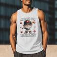 Retired Baseball Dad Coach Gnome For Baseball Retirement Premium Tri-Blend Men Tank Top