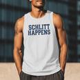 Schlitt Happens NY Bronx I Heart Baseball Apparel Men Tank Top
