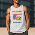 Softball Dad Like A Baseball Dad But With Bigger Balls Premium Men Tank Top Softball Dad Like A Baseball Dad But With Bigger Balls Premium Men Tank Top