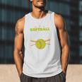Softball Dad Just Like A Baseball Dad Player Premium Men Tank Top Softball Dad Just Like A Baseball Dad Player Premium Men Tank Top