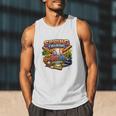 Spring Training 2026 Baseball Fan Retro Palm Cactus Premium Tri-Blend Men Tank Top