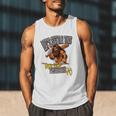 Stoneage Caveman Neolithic History Baseball Dad Father Premium Men Tank Top