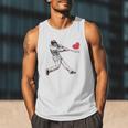 Valentines Baseball Batter Heart Player Silhouette Premium Tri-Blend Men Tank Top Valentines Baseball Batter Heart Player Silhouette Premium Tri-Blend Men Tank Top