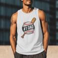Vintage 1 Baseball Dad Daddy Father's Day From Son Daughter Men Tank Top Vintage 1 Baseball Dad Daddy Father's Day From Son Daughter Men Tank Top